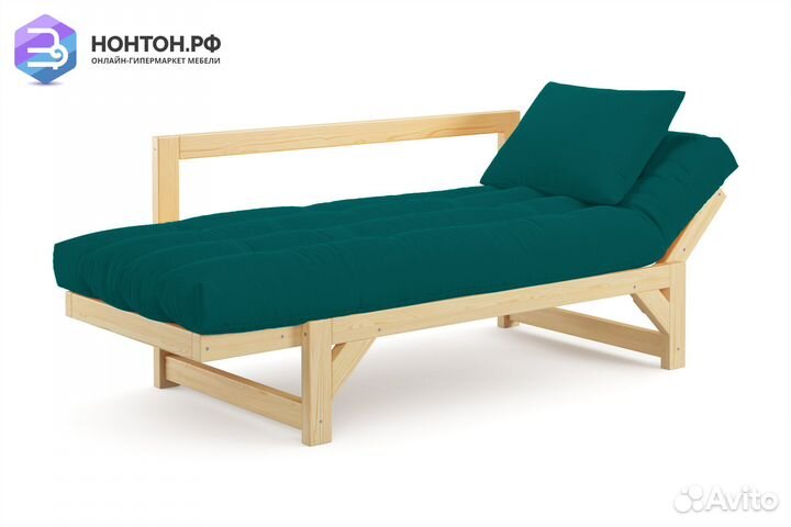 Диван кушетка Амбер зеленый