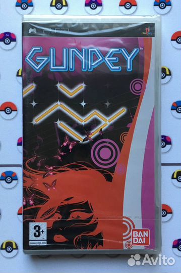 Gunpey PSP PlayStation Новый Factory Sealed