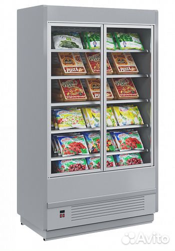 Пристенная охлаждаемая витрина