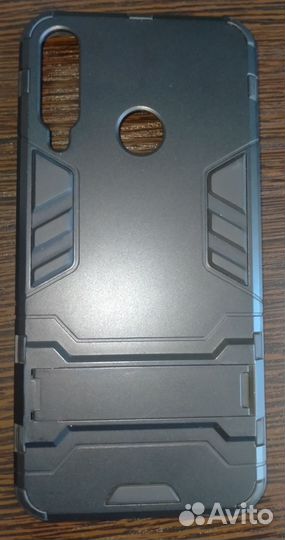 Черный чехол с подставкой для Huawei Y6p