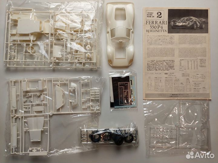 1/24 Fujimi Ferrari 330P4 LeMan 1967 3rd place #24