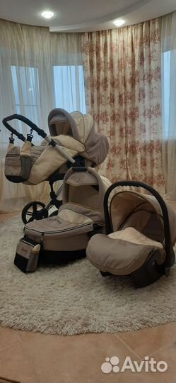 Детская коляска 3в 1