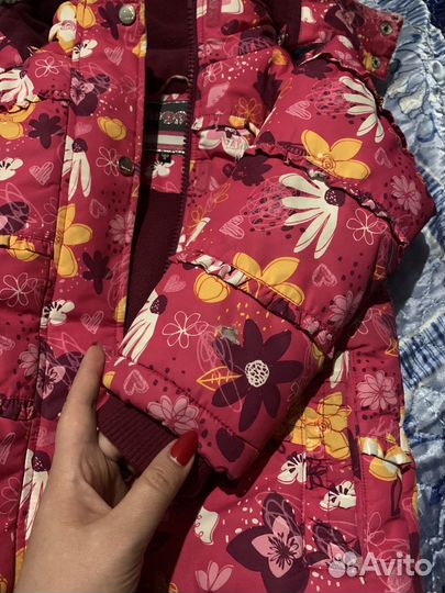 Зимний костюм для девочки 104