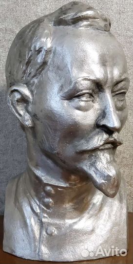 Бюст Дзержинского. Силумин 22см. Клюшкин