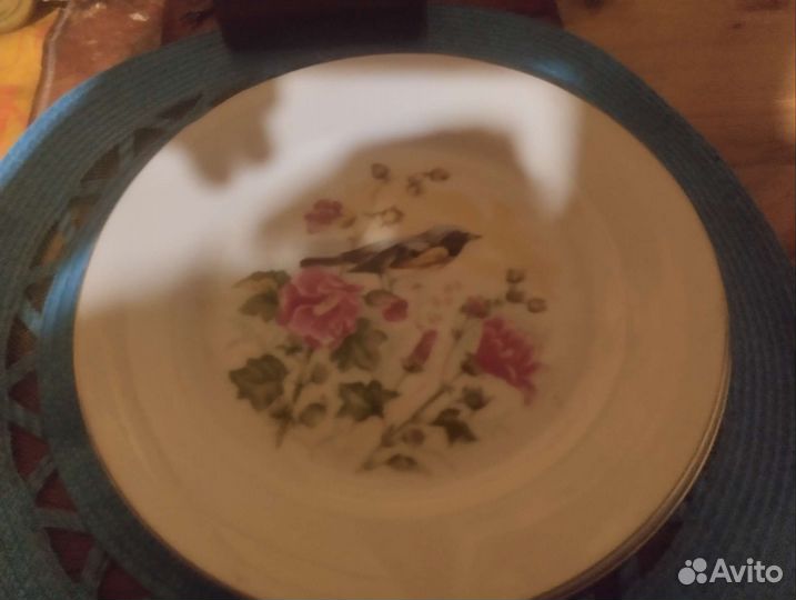 Тарелка канарейка Япония 3 тарелки