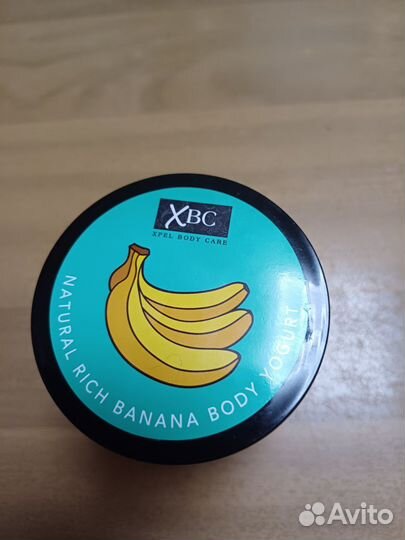 XBC, natural rich banana body yogurt, 200ml