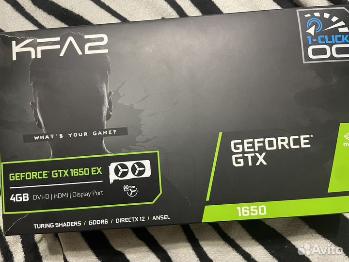 Видеокарта gtx 1650 4gb
