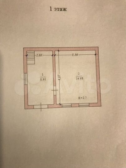 Дача 39 м² на участке 8 сот.