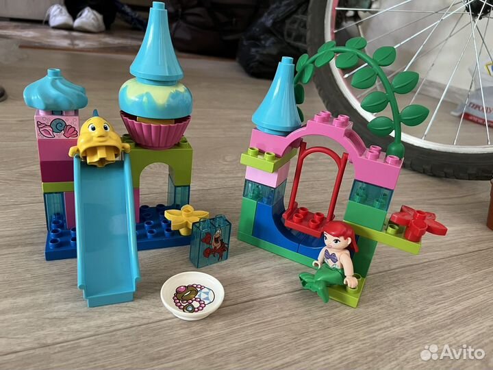 Lego duplo подводный замок Ариэль