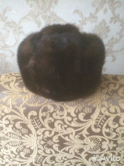 Шапка обманка из норки 58-59 р-р