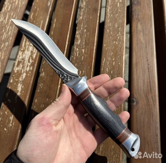 Нож охотник большой сталь 65-13