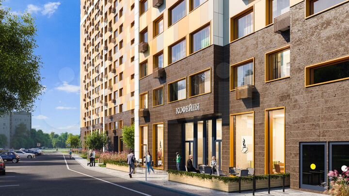 2-к. квартира, 61,1 м², 8/25 эт.