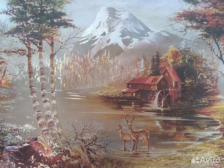 Картина бу в рамке