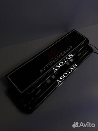 Номерные рамки LED ramkа