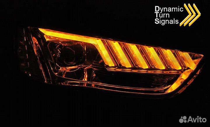 Фары ксенон с дхо Audi A4 B8 (12-15) lpauf7