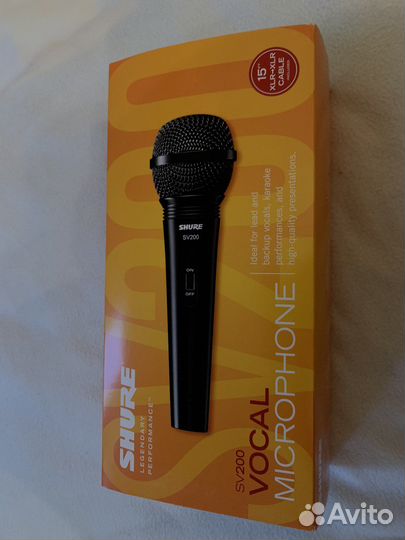 Микрофон Shure sv200, новый