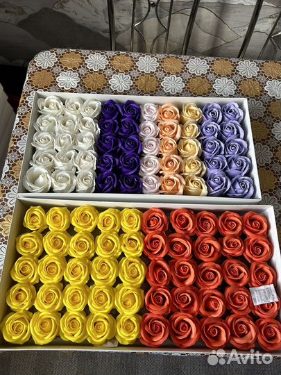 Мыльные розы 50 штук