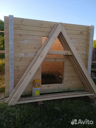Изготовление срубов из профилированного бруса