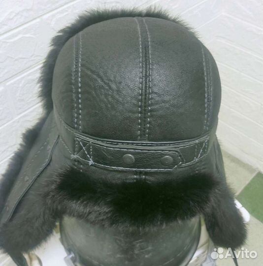 Шапка ушанка мужская