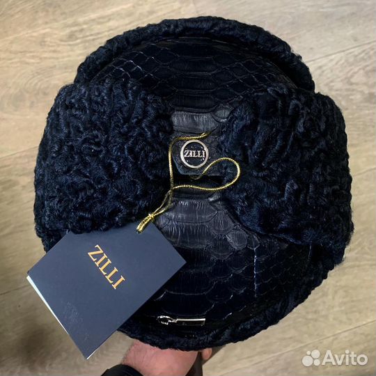 Ушанки Zilli Норка Каракуль Питон