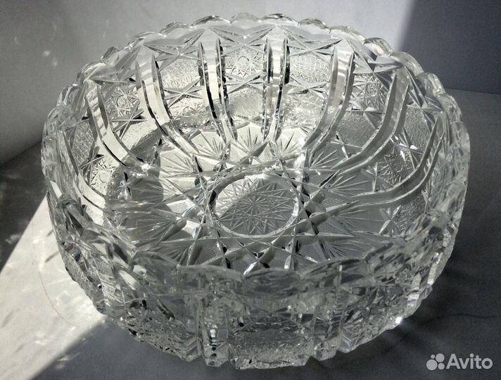 Хрустальная салатница СССР