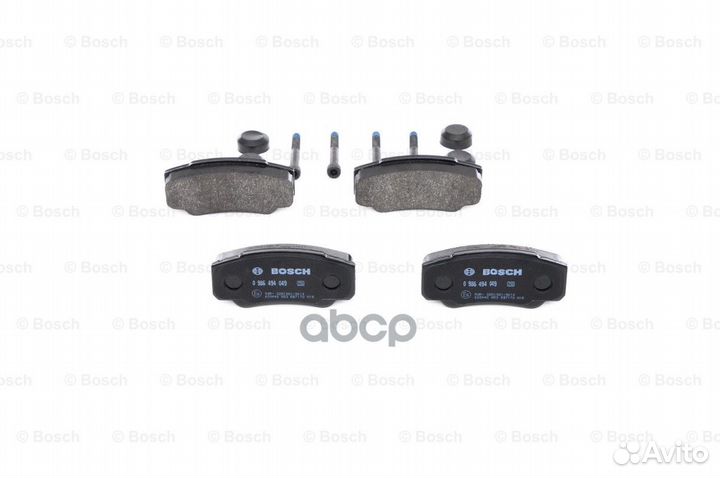 Колодки тормозные дисковые 0986494049 Bosch