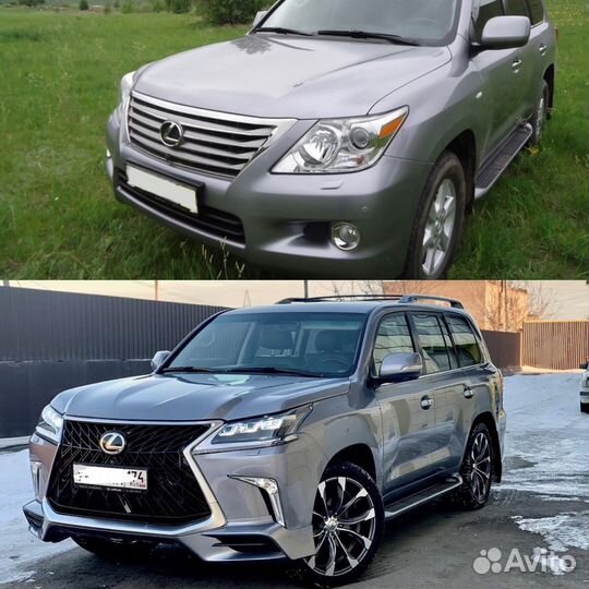 Рестайлинг комплект lexus LX570 2019
