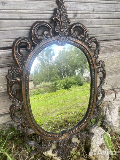 Зеркало старинное в раме