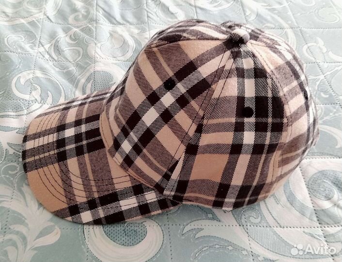 Кепка клетчатая