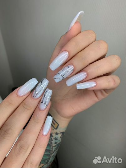 Моделирование, наращивание, маникюр гель лак