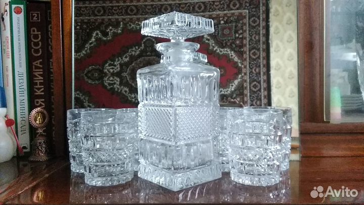 Винтаж-хрусталь,стекло Богемия