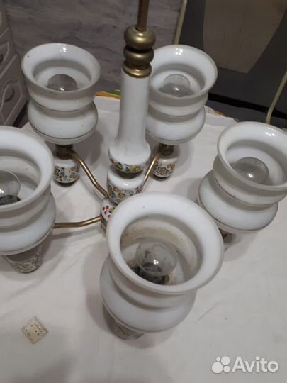 Винтажная люстра потолочная