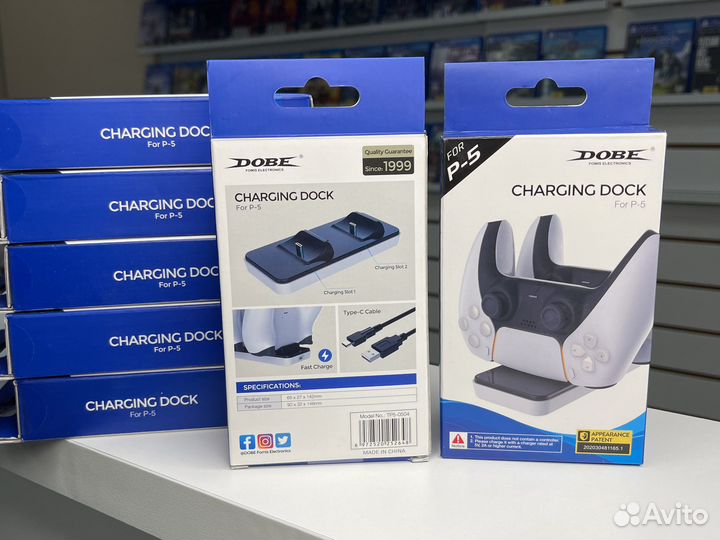 Зарядная станция для геймпадов PlayStation 5