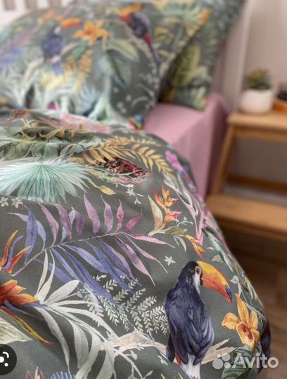 Постельная ткань Тропикана, сатин, Россия