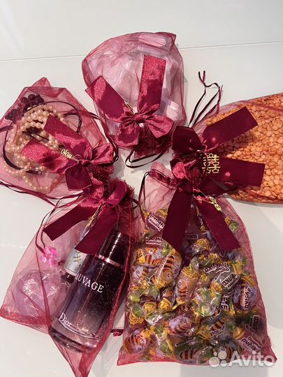 Мешочки подарочные из органзы