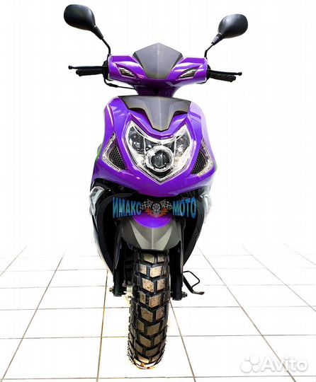 Скутер Racer RC150T-15F Flame 150 фиолетовый