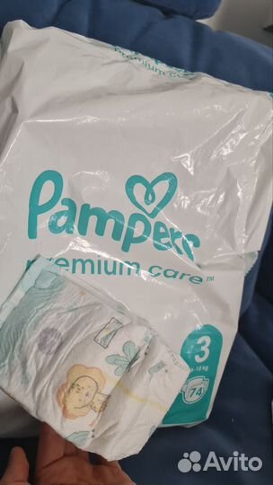 Подгузники Pampers Premium care 3, 6.10 кг