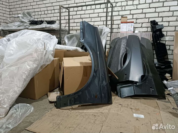 Крыло приора левое цвет серый (Борнео) 633