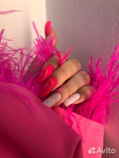 Маникюр, наращивание, педикюр с гель-лаком