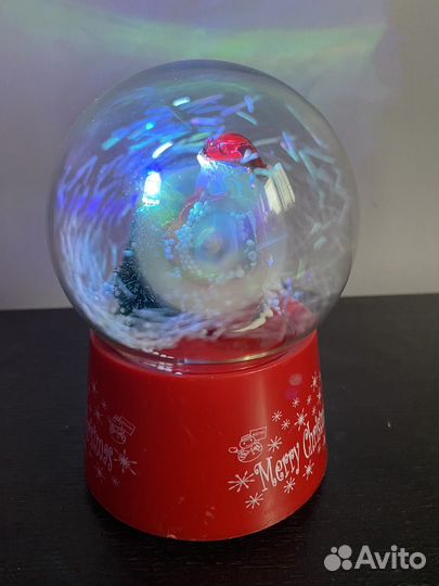 Снежный шар новогодний с Дедом Морозом