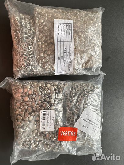 Хольнитены односторонние 9 мм 7 мм золото серебро