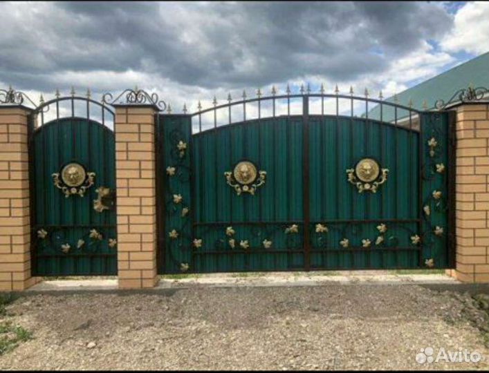 Ворота кованые