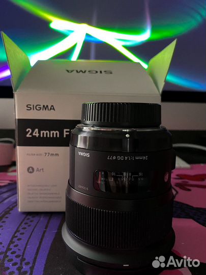 Объектив Sigma 24mm f1.4 DG Art для Nikon F