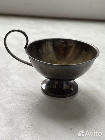 Соусница/ чашка Швеция серебро 830 проба