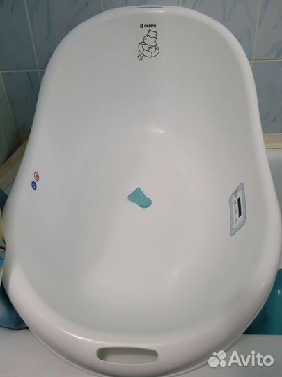 Ванночка для купания с горкой