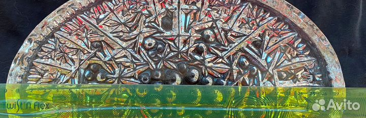 Блюдо плоское (хрусталь)