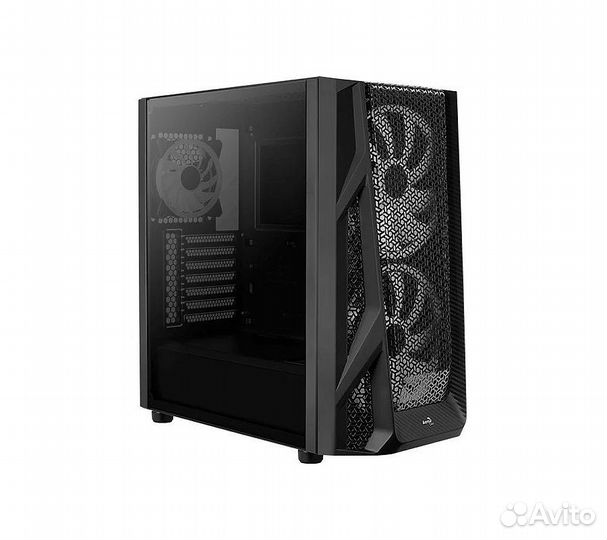 Компьютерный корпус Aerocool AirHawk Duo-G-BK-v1