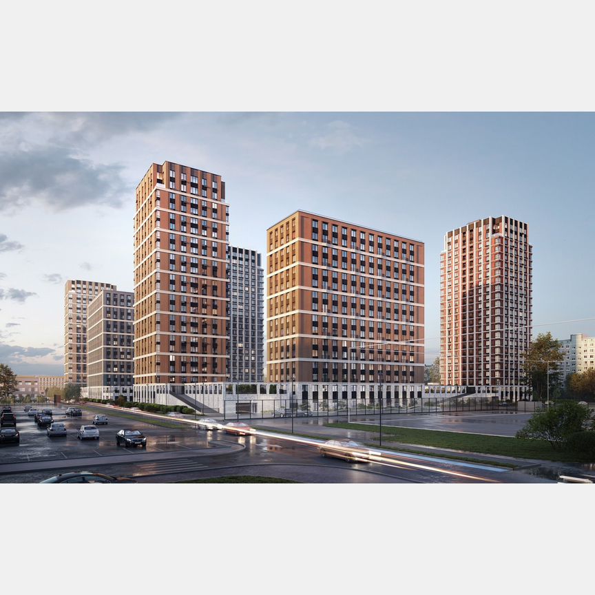 3-к. квартира, 88,5 м², 9/23 эт.