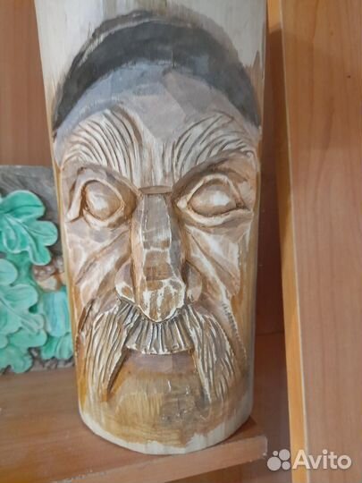 Маски, Шкатулка ручной работы, интарсия по дереву