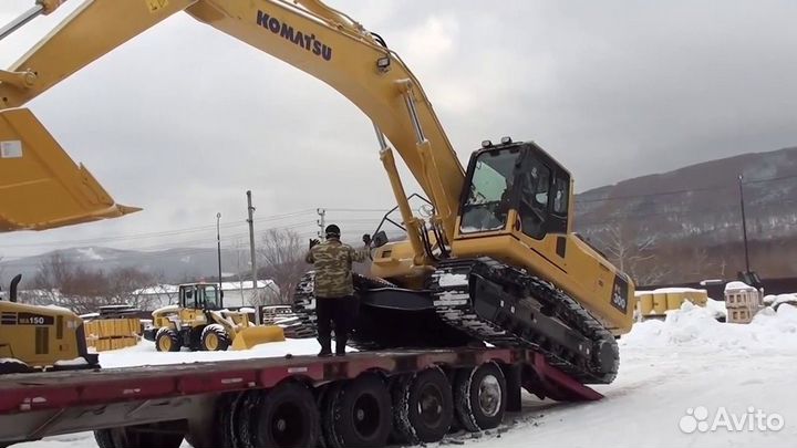 Перевозка грузов тралом нестандартного размера